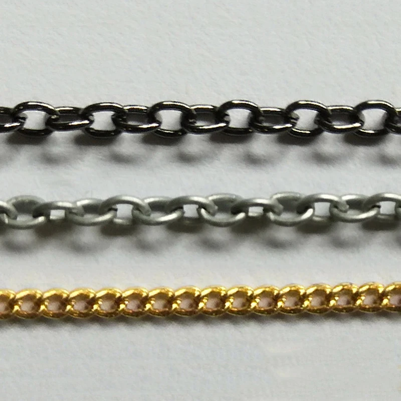 

Металлическая якорная цепь, ширина 100/1,5/2,2 мм, оцинкованная/медная, пропорциональная железная морская модель, аксессуары для лодок, «сделай ...