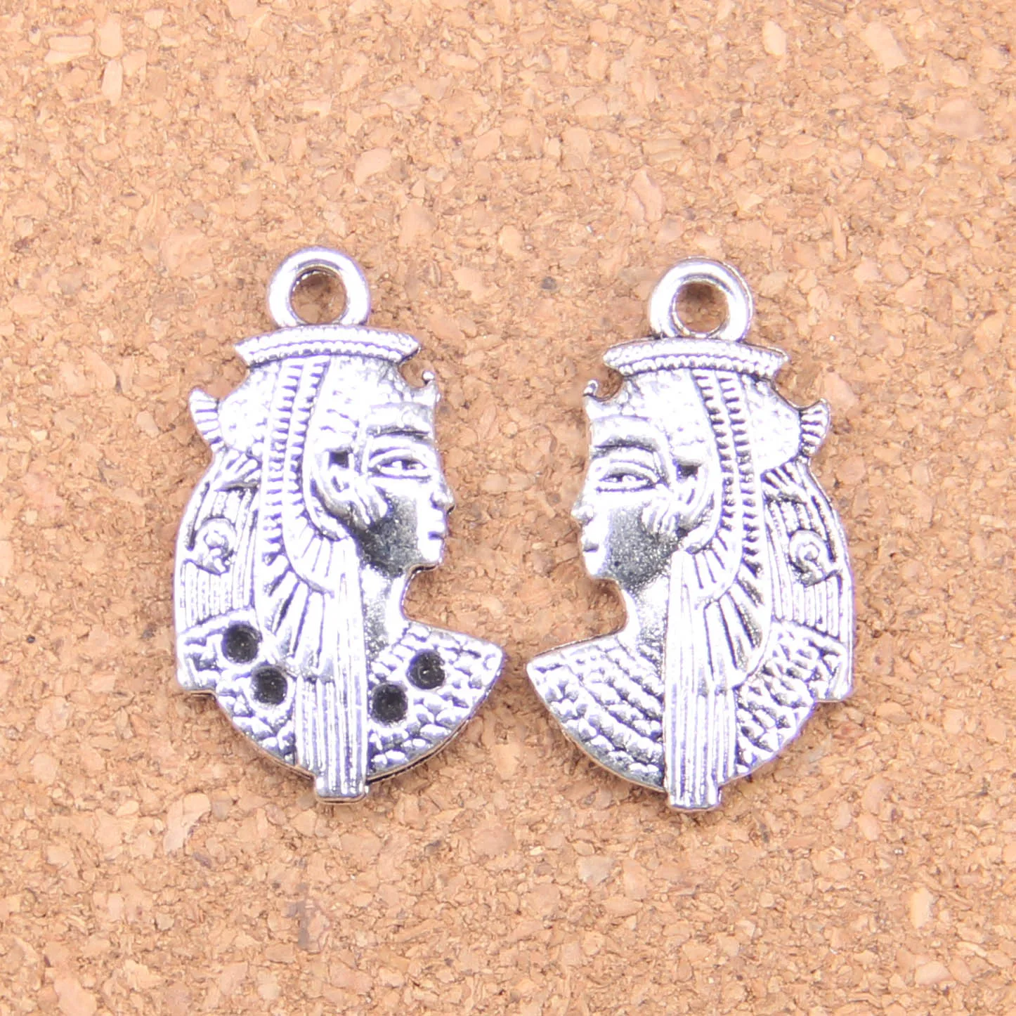 28 шт. Подвески египетская Клеопатра 29x17 мм старинные подвески Винтаж ювелирные