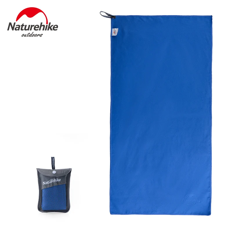 Blue Naturehike ультралегкое компактное быстросохнущее полотенце из микрофибры для походов и кемпинга быстросохнущее дорожное полотенце для рук и лица полотенце для плавания в спортзале - Цвет: Blue