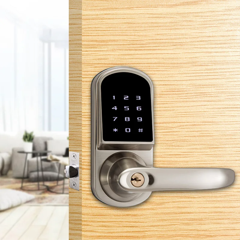 

Tuya app smart lock, wifi App waterproof button pincode Keypad electronic door lock, remote control lock