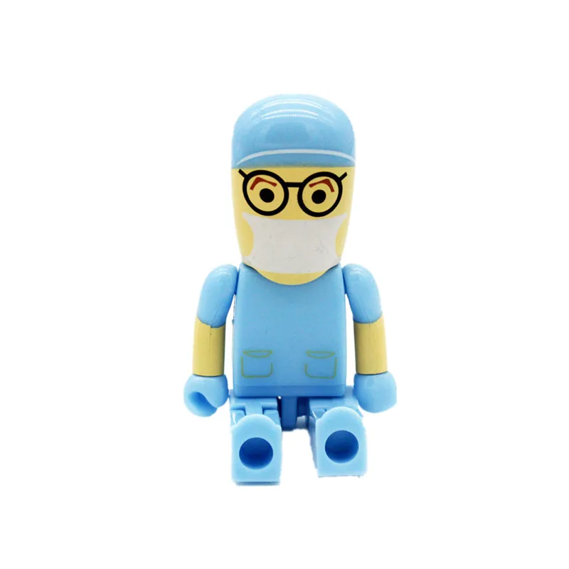 USB флеш-накопитель для больниц, серия медсестер, память usb 2,0, 8 ГБ, флеш-накопитель, 16 ГБ, 32 ГБ, 64 ГБ, мультяшная Флешка для стоматолога, 128 ГБ