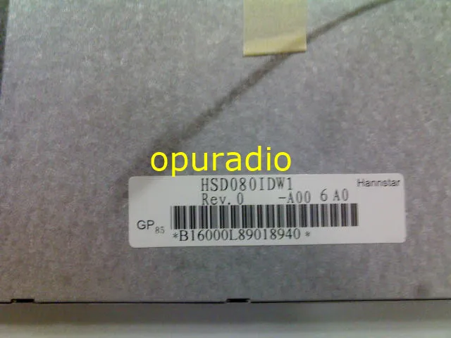 Оригинальный Новый 8-дюймовый ЖК-экран Hsd080idw1 0-c00 hsd080idw1 c01 для автомобиля DVD |