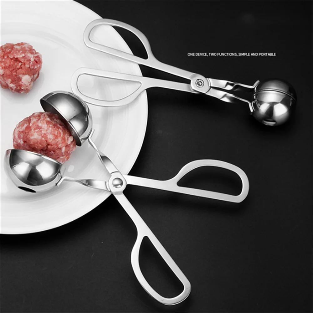 

Non-sticky Meat Baller Meatball Maker Meat balls Clip Meatballs Rice Balls Maker Clip Mold kitchen Accessories Stainless Steel