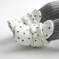star print newborn baby socks shoes boy girl toddler first walkers booties cotton soft anti slip warm infant crib shoes