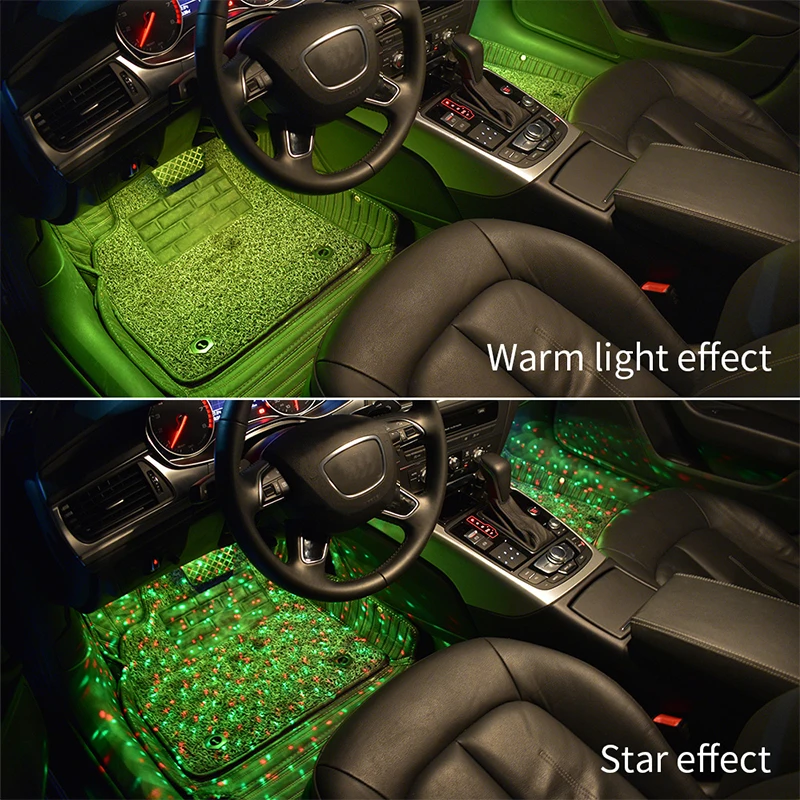 RGB Color Car Atmosphere Light LED Strips Styling Ambient Lights Kit Auto Interior Decorative Lamp Lamps | Автомобили и мотоциклы