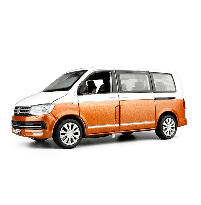 Коллекционная модель автомобиля Т6 Van с подсветильник кой и звуком 1/32 разные