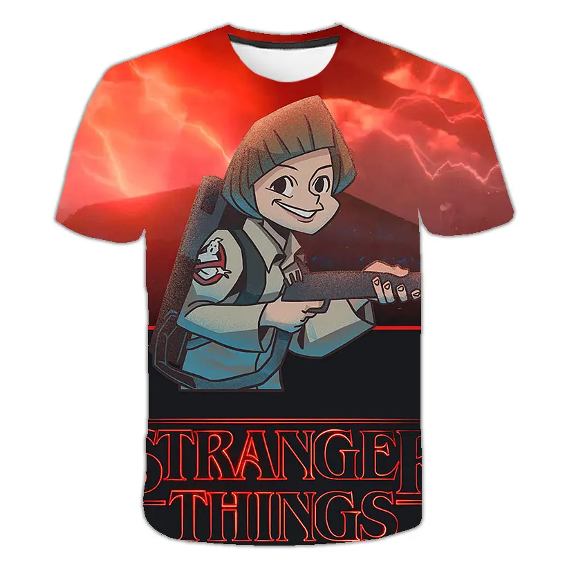 Необычная история окружающие странные вещи футболки с короткими рукавами для