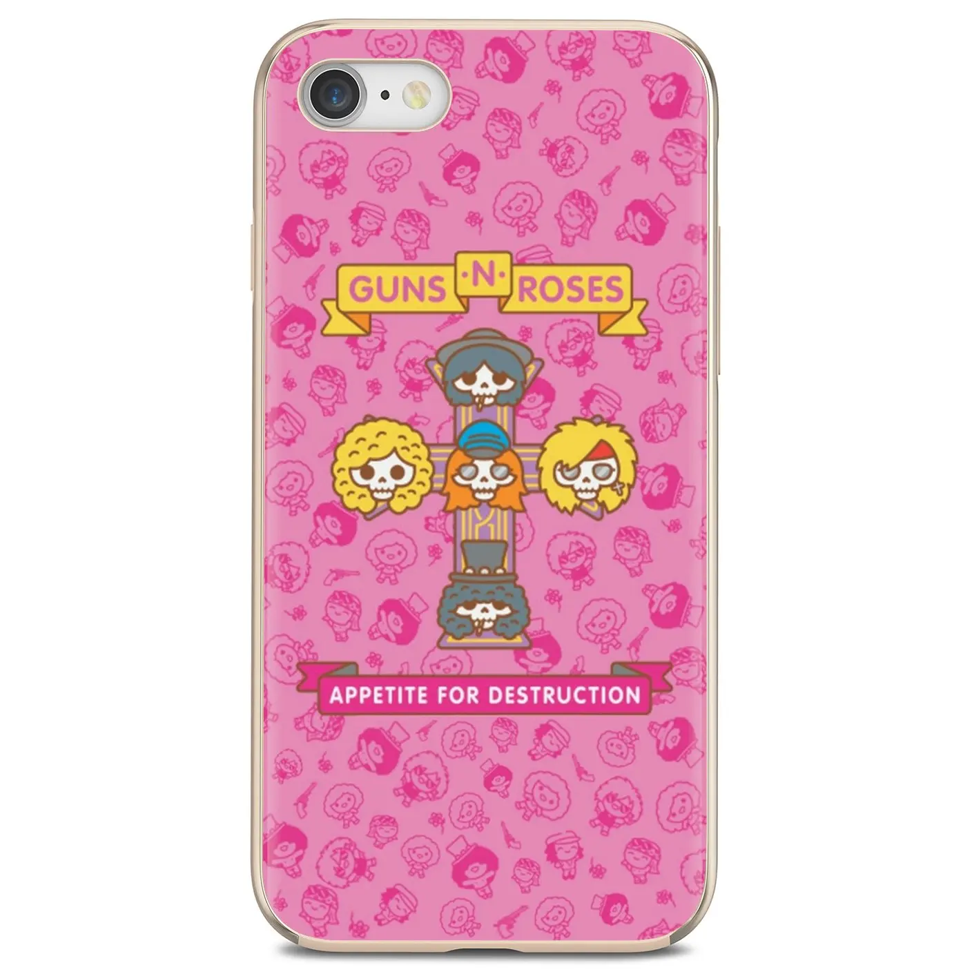 Силиконовый чехол guns n roses для Samsung Galaxy A10 A30 A40 A50 A60 A70 S6 Active Note 10 Plus Edge M30|Бамперы| |