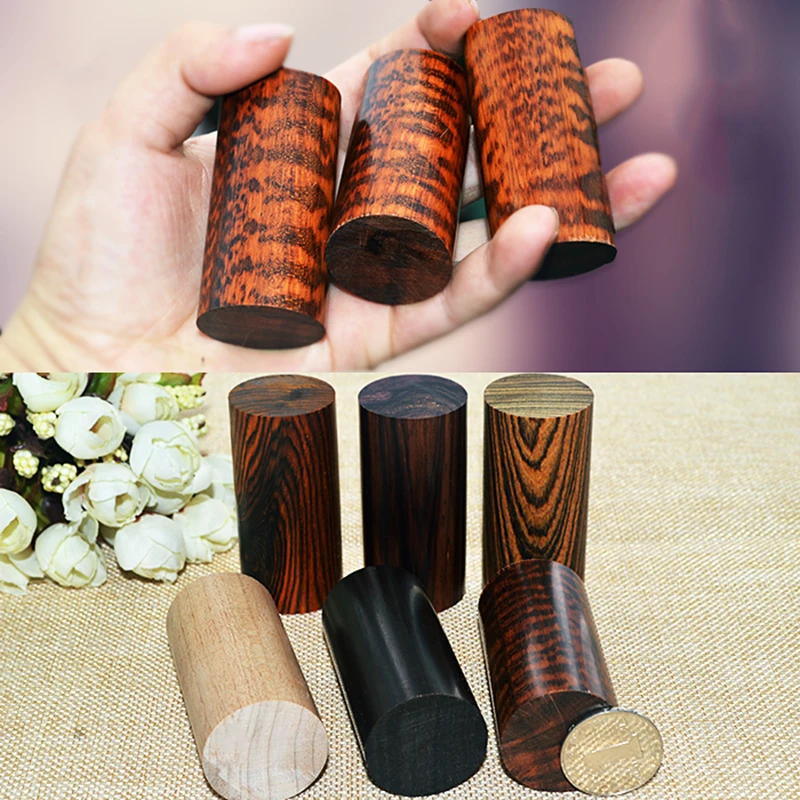 Круглая Палочка из красного розового дерева ручной работы сандаловое дерево 3 х3 0