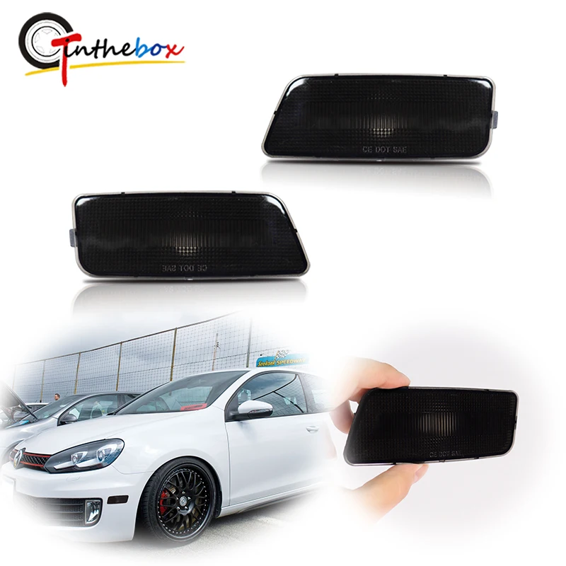 

2 шт., кожухи для переднего бампера автомобиля, для Volkswagen MK6 GTI 2010-2014 гг.