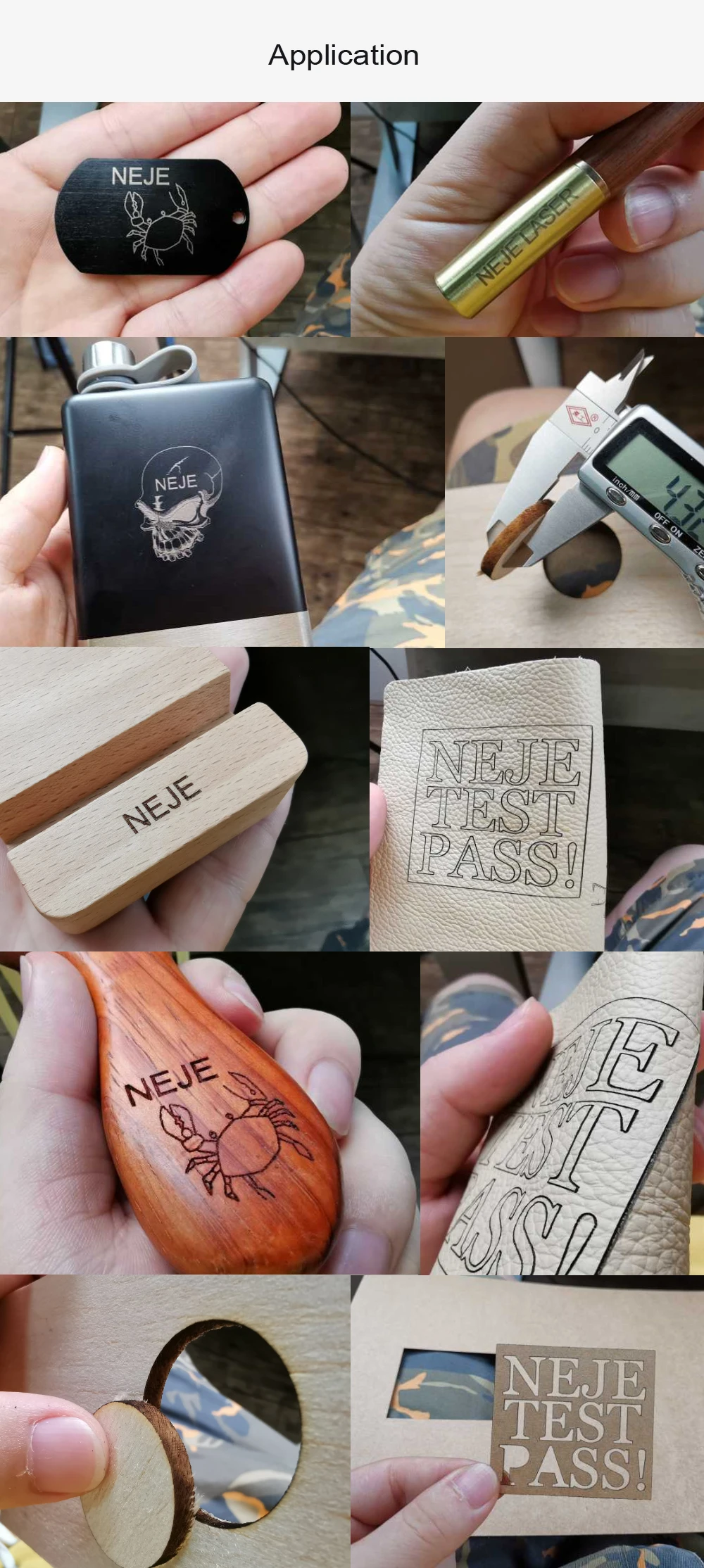 

Master Laser Engraving Machine with Self-protection Function Supports Engraving Wood Gray Paper Leather Laser Engraving Machine