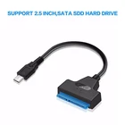 Usb-кабель Sata, адаптер Sata 3-Usb 3,0, компьютерные кабели, коннекторы, кабель, Поддержка 2,5 дюйма Ssd Hdd, жесткий диск Usb Sata адаптер
