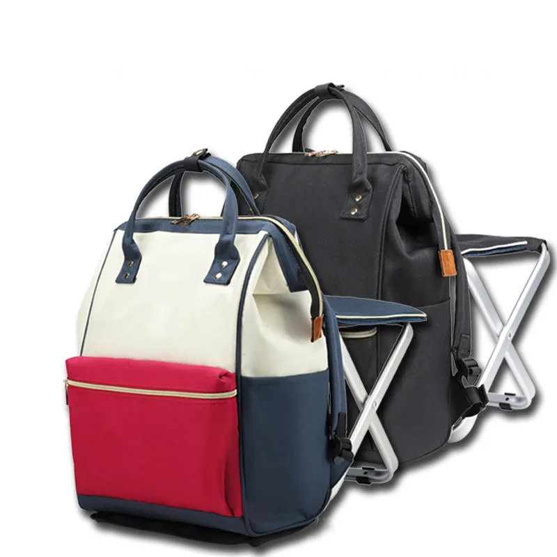 

Большая вместительность сидящий стул складная сумка для мам сумка для обеденного стула портативная дорожная сумка для отдыха рюкзак для по...