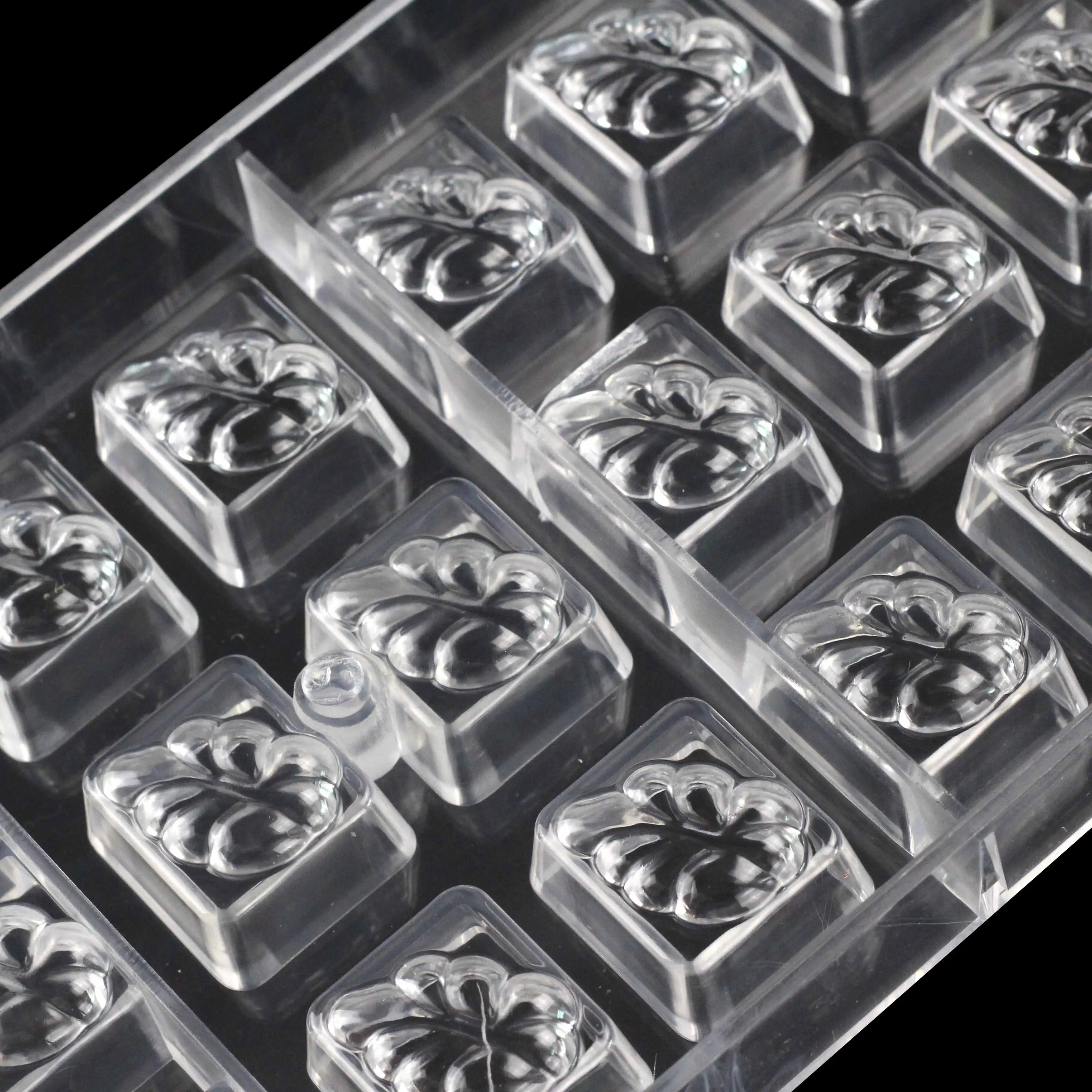 Поликарбонатная форма сделай сам в форме листа для украшения торта оптовая