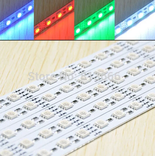 0 5 м Светодиодная панель smd 5050 5630 7020 8520 12 В светодиодсветодиодный жесткая полоса