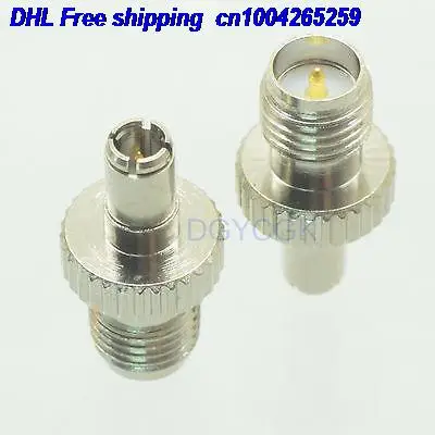 baratas DHL 100pcs Adaptador De Conversão TS9 M Macho Para RPSMA Feminino F Para 3G Modem USB Adaptador De Níquel 22cs