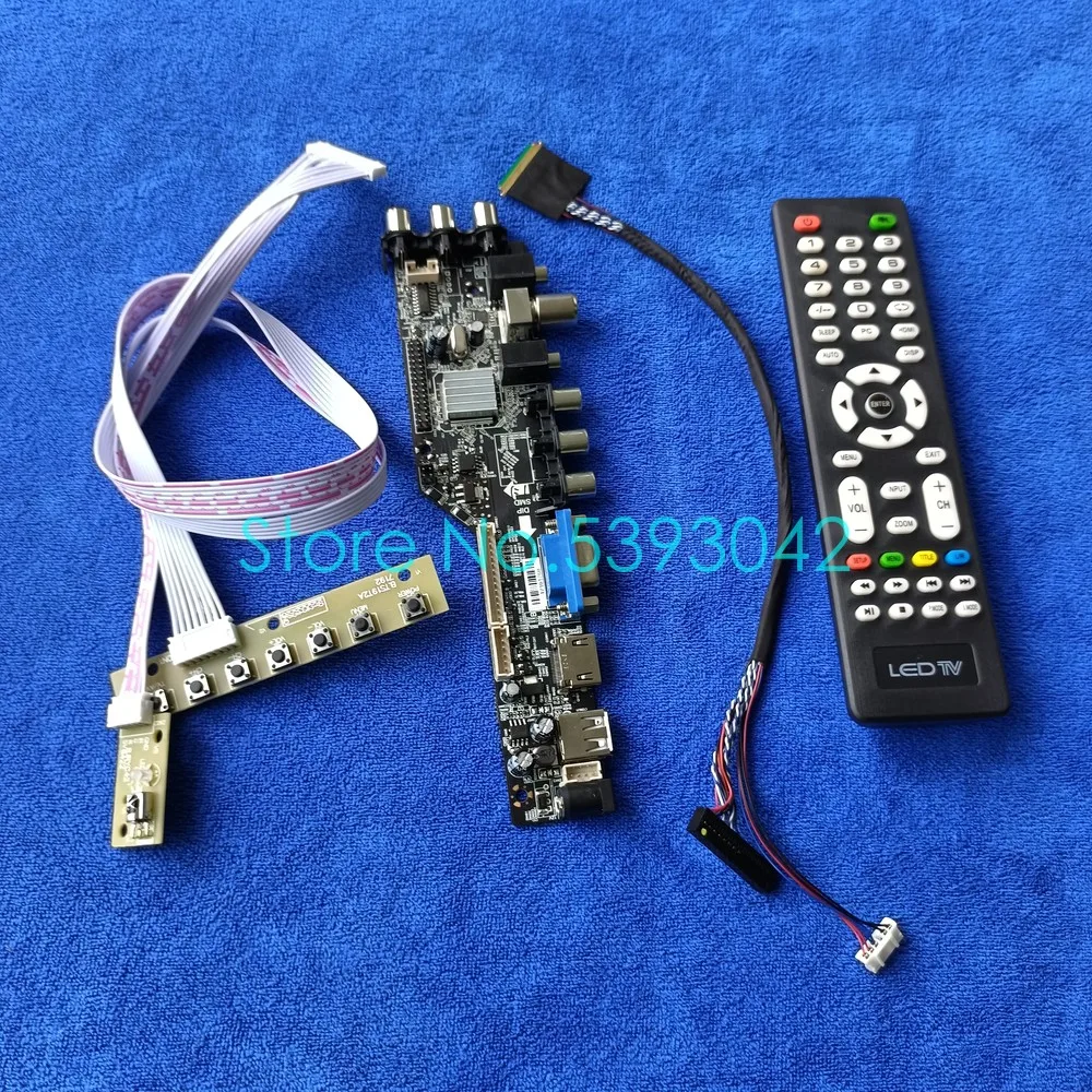 

For LP140WH4 (TL)(A1)/(TL)(A2)/(TL)(B1)/(TL)(B2) 1366*768 USB+AV DVB-T Panel Digital LVDS 40-Pin 3663 Controller Board Kit