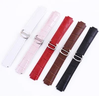 new 1pcs genuine cow leather bamboo grain watch band watch strap 14mm 18mm 20mm size available