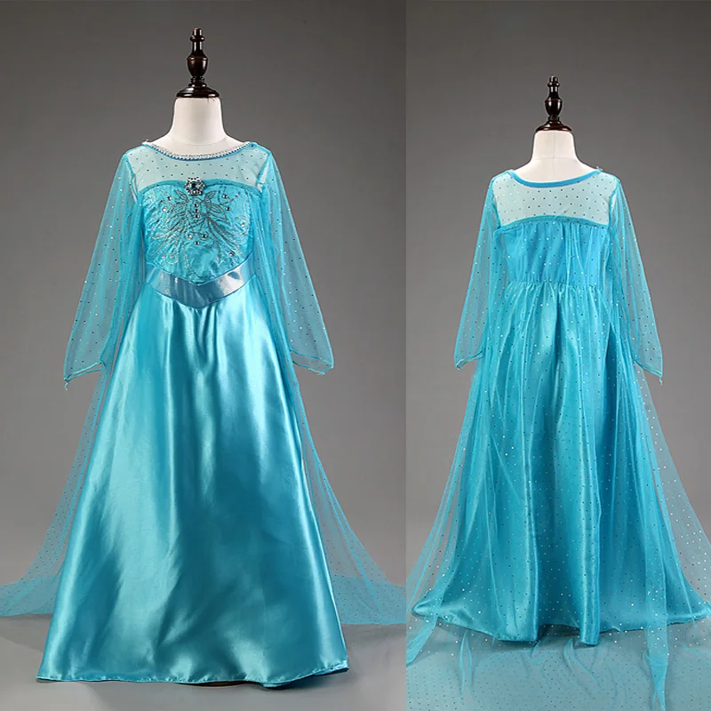 Милый детский костюм принцессы для косплея женский на день рождения новогодний