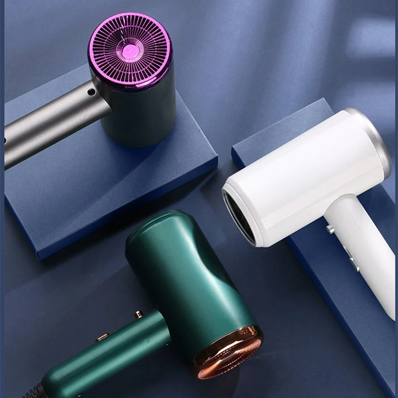 

Hair Dryer Household Heating and Cooling Air Anion Hair Dryer Mini Portable Power HairDryer Blow For Home Travel Hair Care