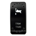 12 В24 В автомобильный лодочный белый светодиод Dpdt 7-контактный монополярный ВКЛ.ВЫКЛ.мгновенный вкл. Кулисный переключатель регулируемые вкладки вверхвниз водонепроницаемый IP66