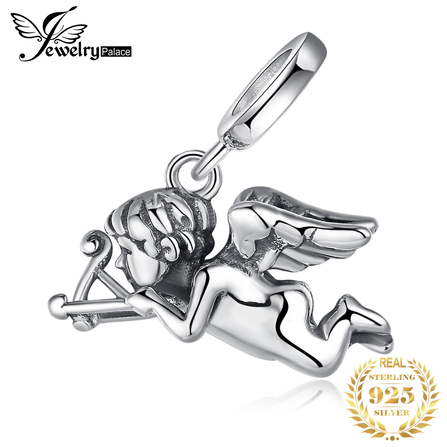JewelryPalace 925 пробы Серебряный Бог любви Купидон Шарм Бусины Fit Браслеты Лидер продаж для женщин как красивые подарки