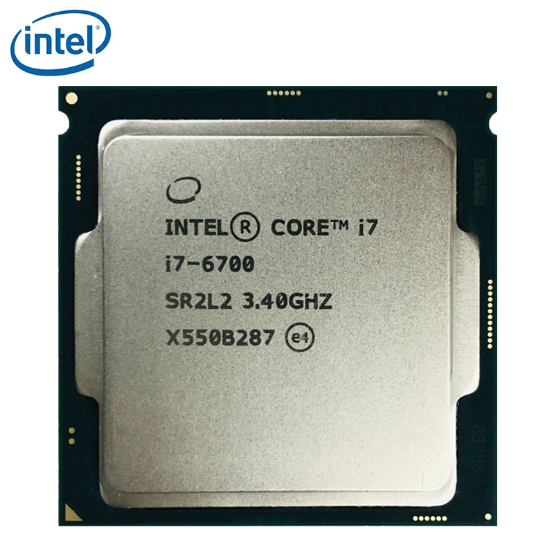 Процессор Intel Core i7 6700 3 4 ГГц четырехъядерный четырехпоточный процессор 65 Вт LGA 1151