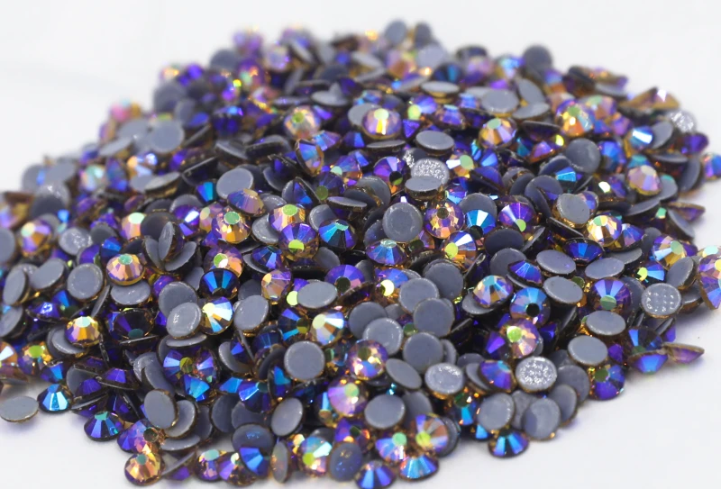 

Lt.C.Topaz AB стразы SS6~SS30 Hotfix Rhinestones Iron On Flatback Glass Nail Art Rhinestone Crystal AB DIY Decorations