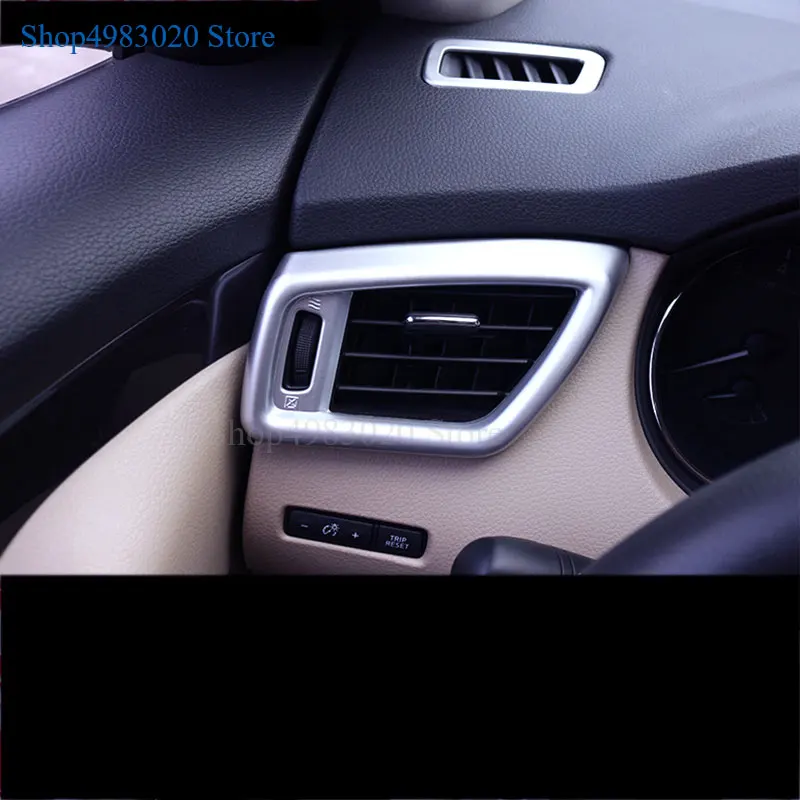 car garnish cover trim ABS chrome Left and right upside Air conditioning Outlet Vent For Nissan X-trail xtrail T32/Rogue 2017 20 |