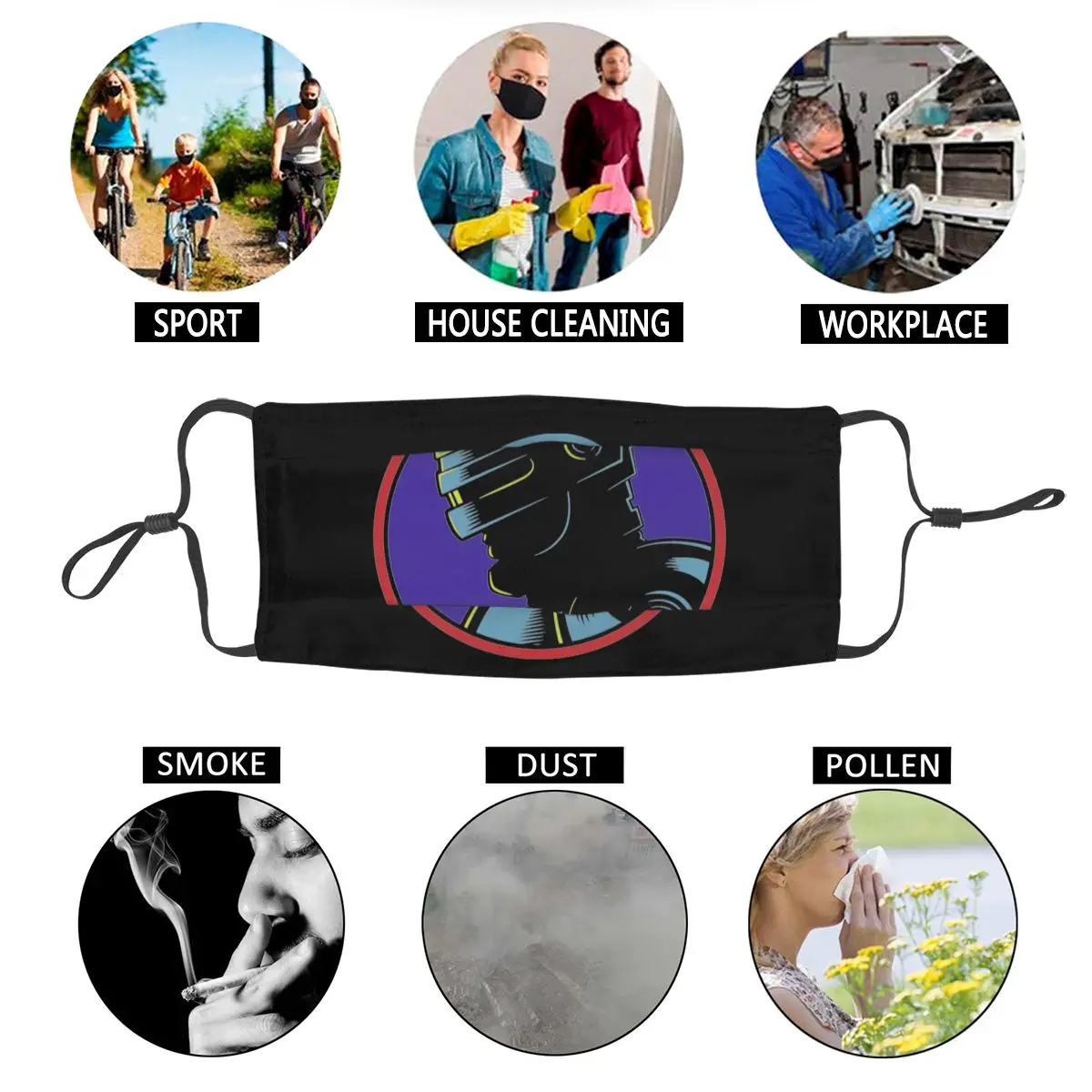 

Robocop Your Move Creep Great Reusable Mouth Mask