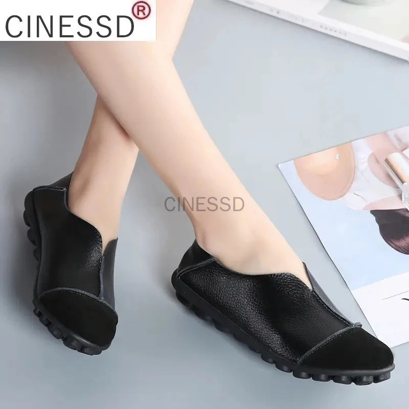 

CINESSD women 2022 Shallow mouth Summer Comfort Beach Flats Shoes Slip On Flats Ladies Fashion Shoes