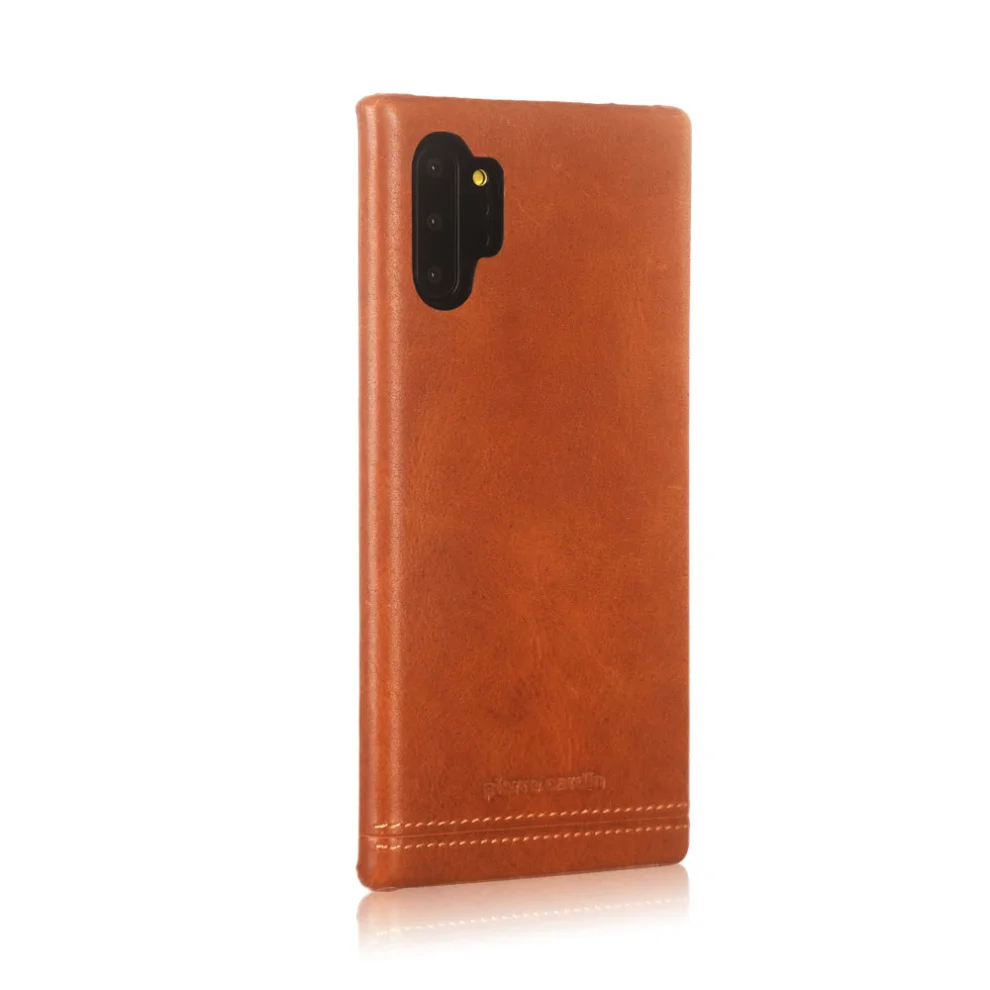 Чехол из натуральной кожи для samsung Galaxy Note 10/Plus, Роскошный Жесткий чехол для samsung Note10 Plus