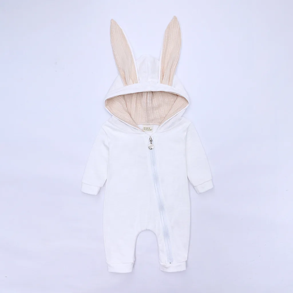 Baby Clothes Spring Autumn Newborn Baby Clothes Bunny Baby Rompers Cotton Hoodie Newborn Girl Onesies Infant Boys Outfits