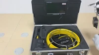 20m cable 23mm lens industry endoscope 7 inch tft lcd sewer pipe inspection camera system used for underground pipe inspection