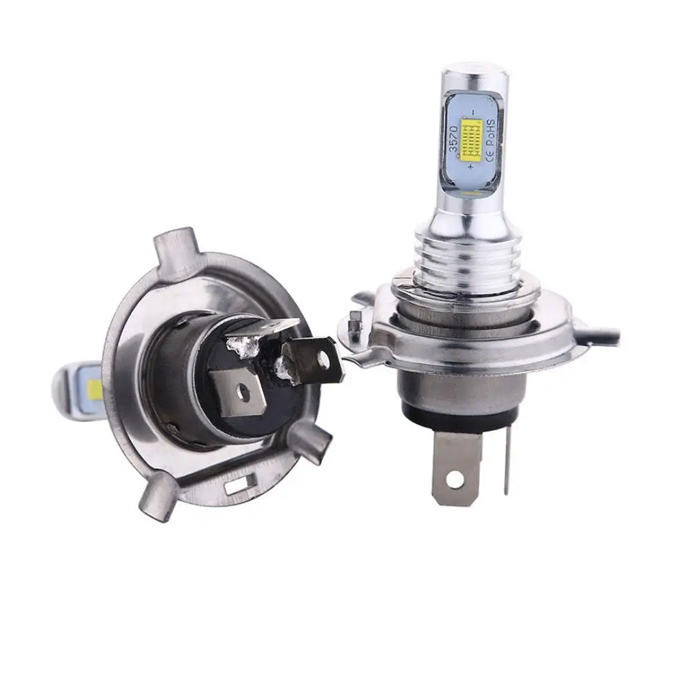 1 пара высоких светильник ing светодиодный автомобиль лампа белого H4 100W 3570 CSP