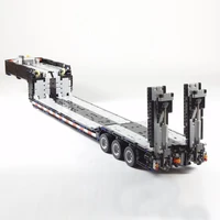 moc 10554 compatible with le engineering truck oversized pallet truck remote control electric assembly building blocks