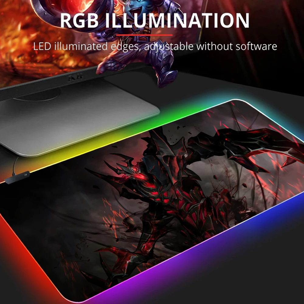 

DOTA 40x90cm Large Shadow Fiend Mouse Pad Gamer Computer Keyboard Table Pad Gaming Room Accessories Cool Game RGB Mousepad Rug