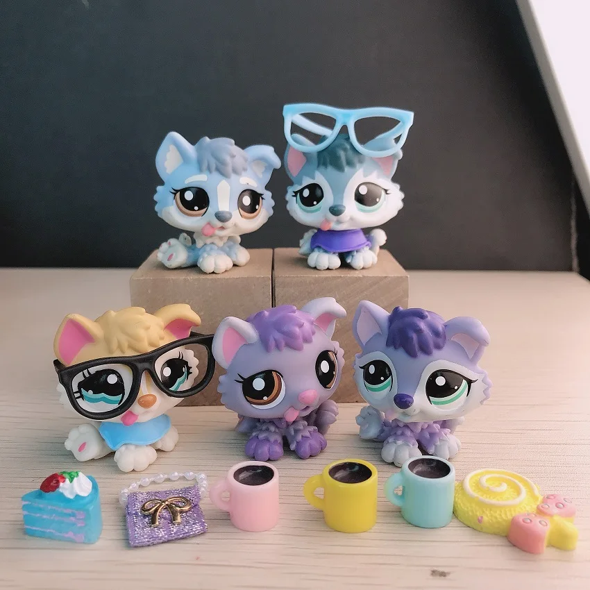 Миниатюрные аксессуары для питомцев сумка очков шаль напитков конфет тортов