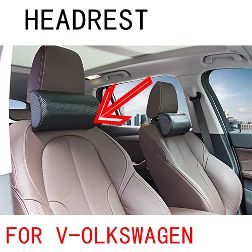 Автомобильная подушка на подголовник шеи 2 шт. для Volkswagen VW поло gol golf 4 5 6 7 8 t4 t5 |