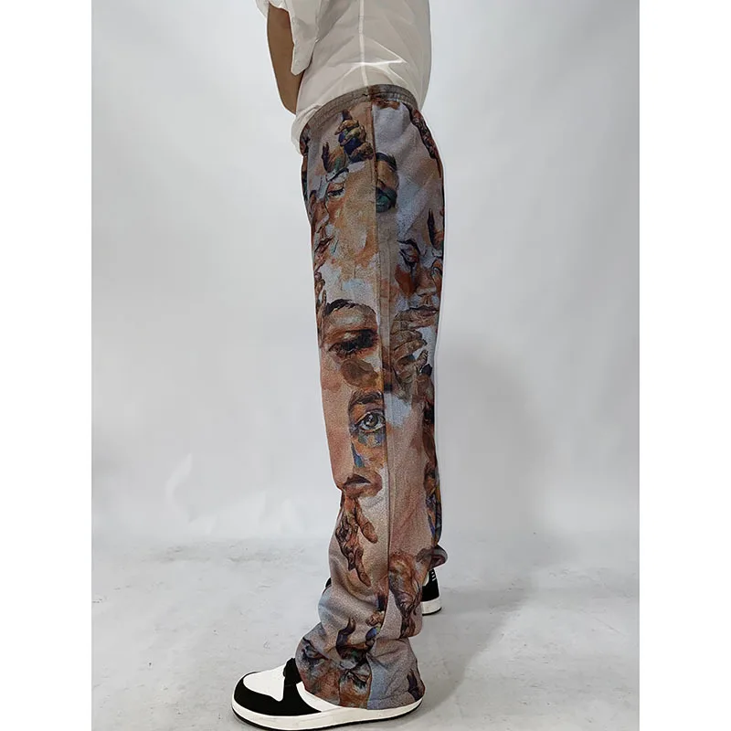 Новинка 2022 мужские Модные свободные широкие брюки PFHQ в европейском и