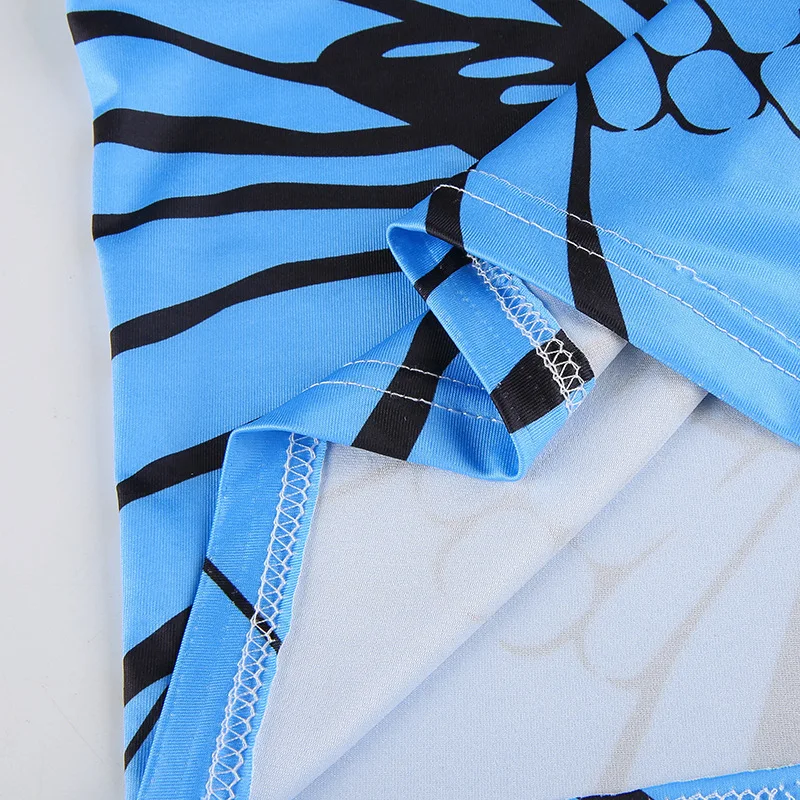 

ArtSu Harajuku Gothic Butterfly Print Tank Top Women Y2K Aesthetic Blue Sleeveless Crop Tops 90s Tanks Camis Summer VE52700