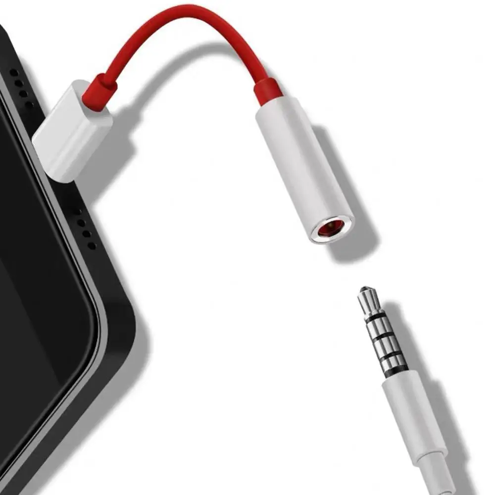 Переходник для наушников Oneplus 7 Pro 6T USB Тип C на 3 5 мм Aux аудио One Plus 1 + музыкальный