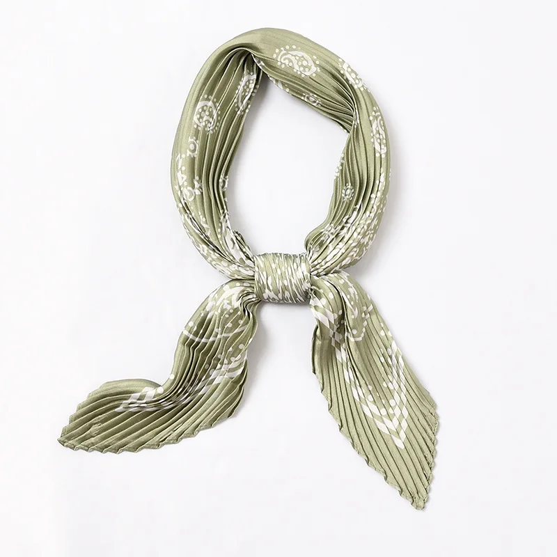 Классический принт пейсли шелковый шарф Для женщин Элегантный шейный платок