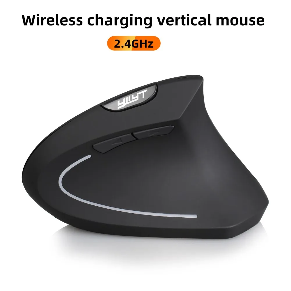 

YWYT 2.4G Wireless Vertical Mouse USB 3 Adjustable DPI Levels Gaming Mouse Ergonomic Upright Mice for Windows PC Laptop