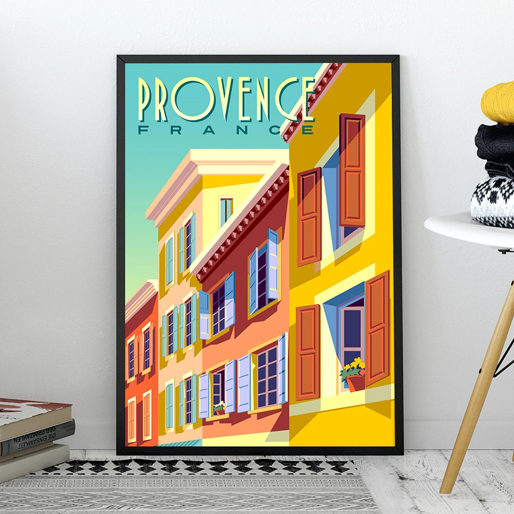 

Vintage City Scenery France Paris Travel Farm Nordic Poster Wall Art Canvas Painting Wall Pictures For Living Room Unframed