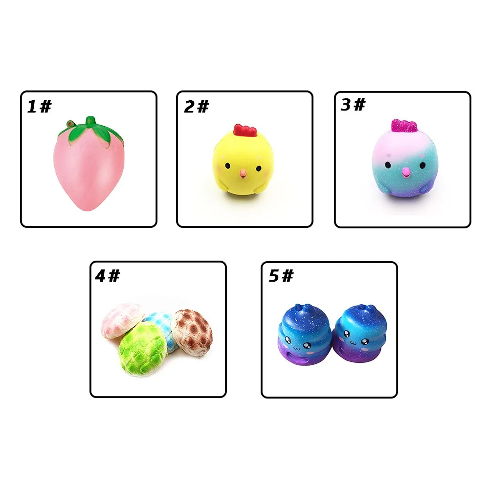 

Cute Slow Rising Cream Scented Toy Kids Gifts Stress Reliever Funny Decompress Doll Amazing Stretch Bread