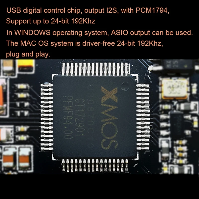 PCM1794 XMOS XU208 усилитель наушников аудио AD797 дискретный ОУ ЦАП декодер Type-C портативный HIFI компьютер T1480.