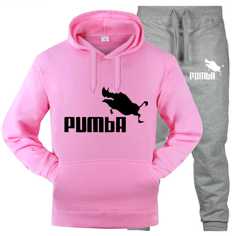 men 2pcs Sport Sets Women Winter Autumn Tracksuit Long Sleeve Hoodie Top+Sweatpants Men Outfits Running Suit Sportswear - Цвет: 15