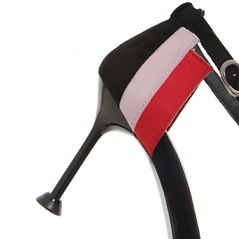 Размера плюс дамские босоножки на высоком каблуке Женская обувь летние женские