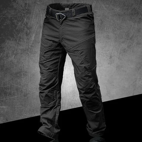 Брюки-карго мужские тактические, армейские штаны в стиле милитари, с несколькими карманами, для активного отдыха и походов